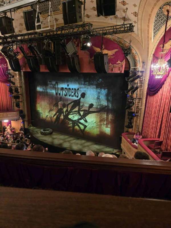 Bernard B. Jacobs Theatre, section: mezzanine r, row: E, seat: 24