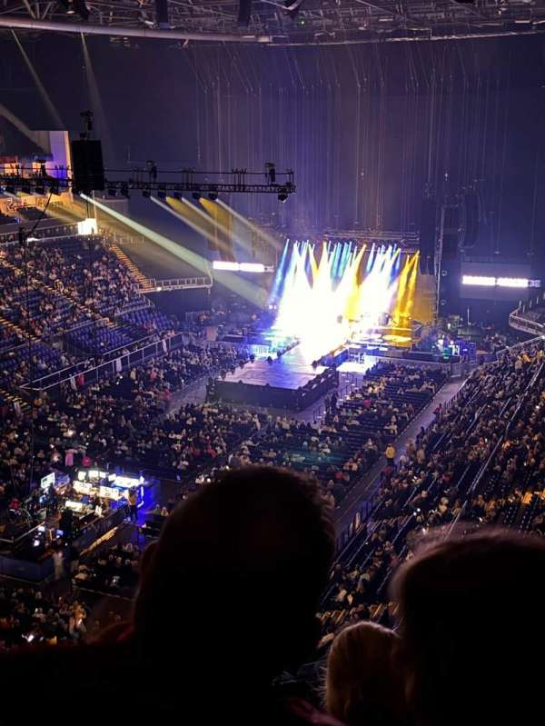 The O2, London, section: 414, row: E, seat: 788