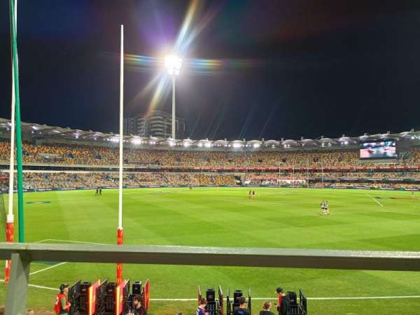 The Gabba, section: 339, row: MA, seat: 254