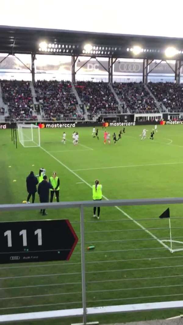 Audi Field, section: 111, row: 5, seat: 2