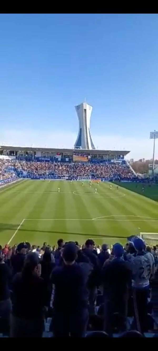 Stade Saputo, section: 115, row: CC, seat: 13