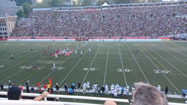 Percival Molson Memorial Stadium, section: S2, row: 3, seat: 1