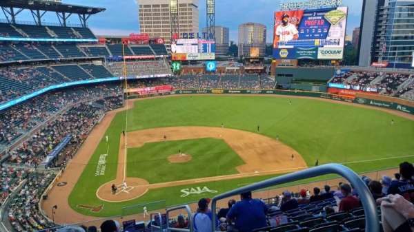 Truist Park, section: 323, row: 10, seat: 1