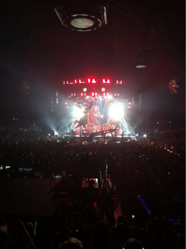 Bridgestone Arena, section: 101, row: JJ, seat: 5