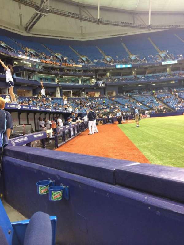 Tropicana Field, section: 120, row: D, seat: 5