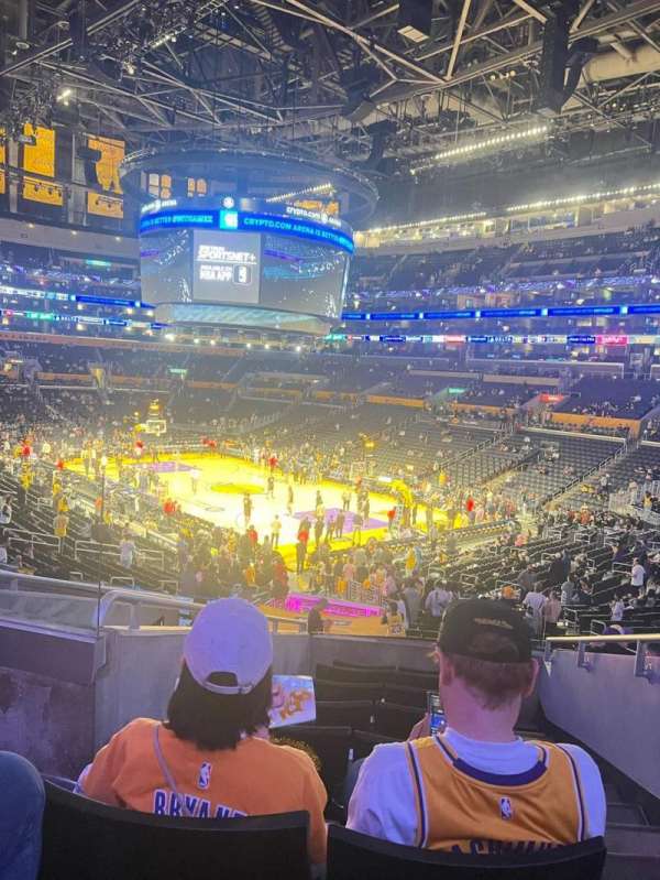 Crypto.com Arena, section: PR1, row: 8, seat: 1