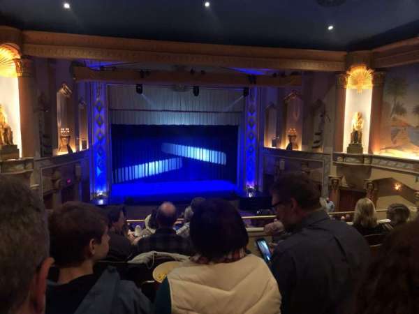 Egyptian Theatre, DeKalb, section: Lower Balcony, row: G, seat: 25