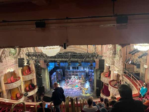 Shaftesbury Theatre, section: Grand Circle, row: J, seat: 13