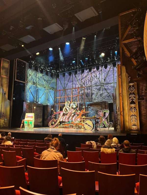 Stephen Sondheim Theatre, section: Orchestra R, row: K, seat: 10