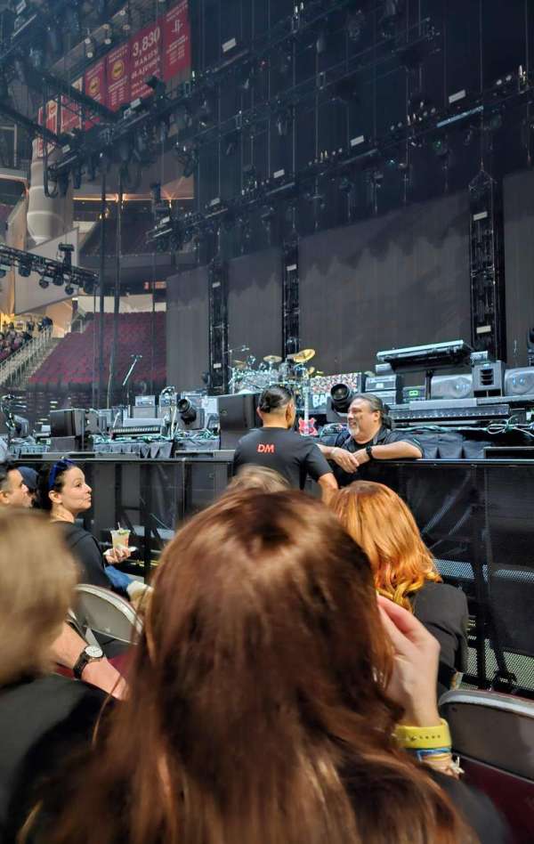 Toyota Center, section: Floor A, row: 3, seat: 7
