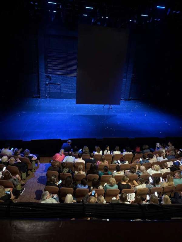 Music Box Theatre, section: Mezzanine C, row: A, seat: 14