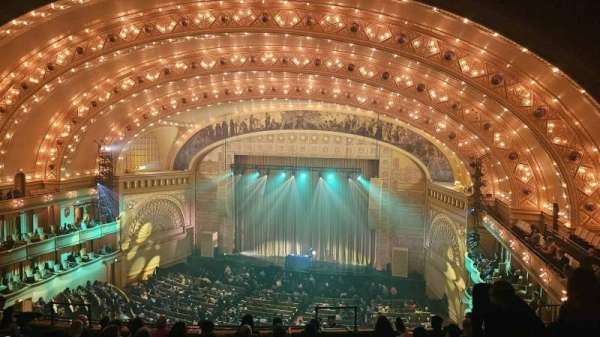 Auditorium Theatre, section: Middle Balcony RC, row: J, seat: 205
