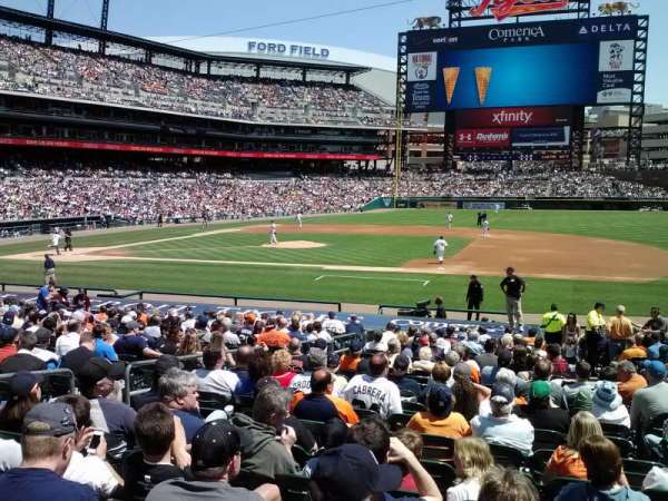 Comerica Park, section: 120, row: 28, seat: 6