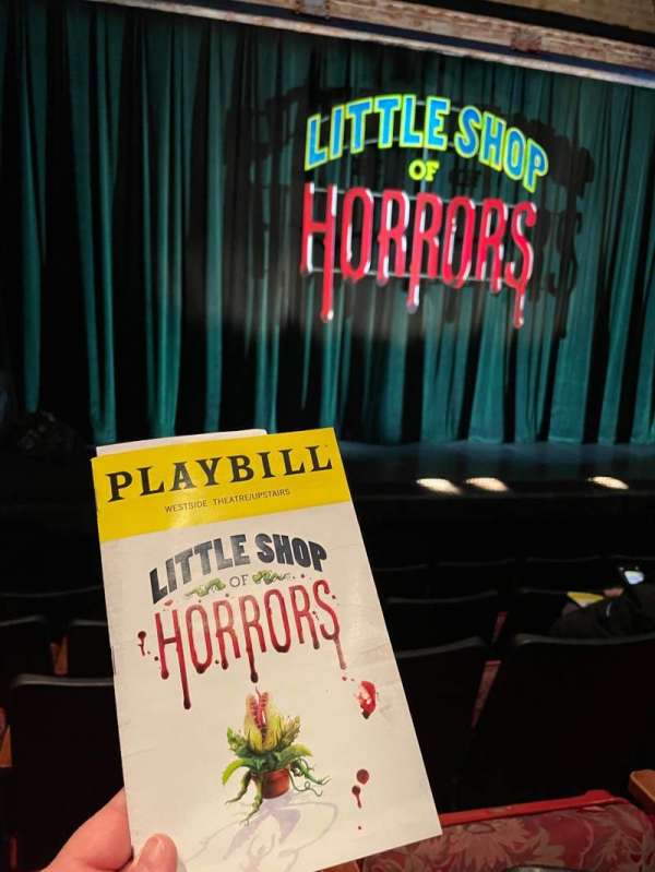 Westside Theatre Upstairs, section: Orchestra C, row: E, seat: 112
