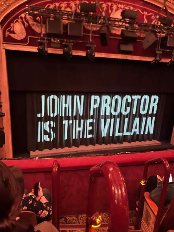 Booth Theatre, section: Mezzanine L, row: C, seat: 1