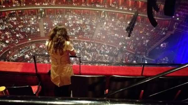 Royal Albert Hall, section: Rausing Circle Y, row: 3, seat: 175