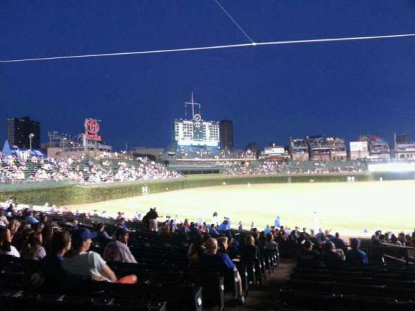 Wrigley Field, section: 105, row: 6, seat: 9