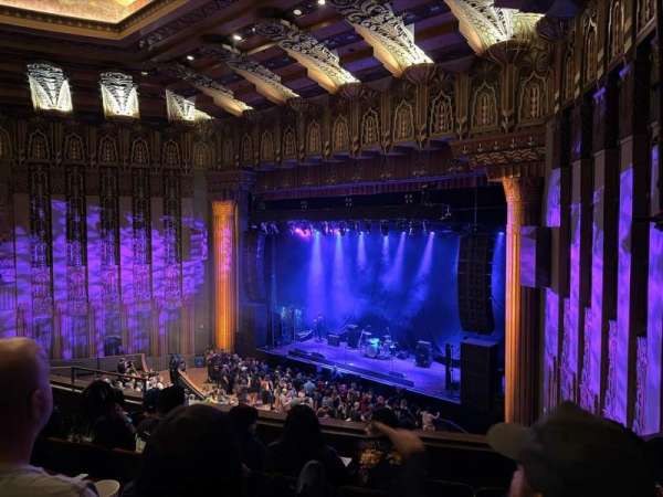 The Wiltern, section: Loge L, row: EE, seat: 22