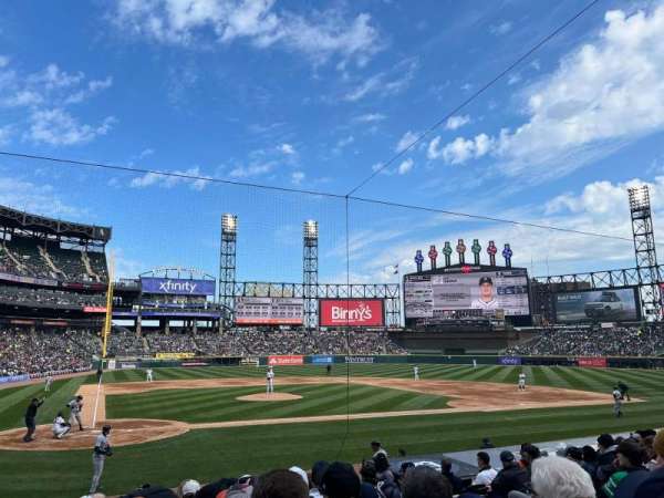 Rate Field, section: 128, row: 14, seat: 9