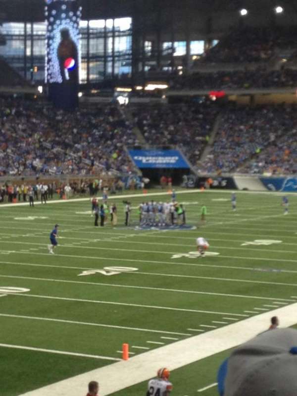 Ford Field, section: 120, row: 18, seat: 11