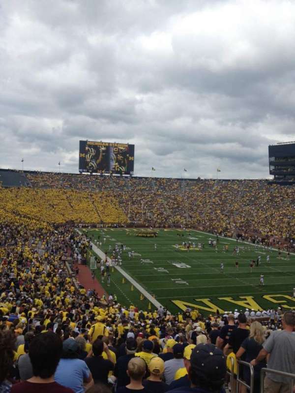 Michigan Stadium, section: 15, row: 59, seat: 15