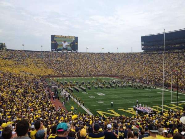 Michigan Stadium, section: 15, row: 59, seat: 15