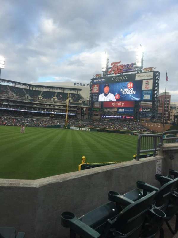 Comerica Park, section: 111, row: 23, seat: 3
