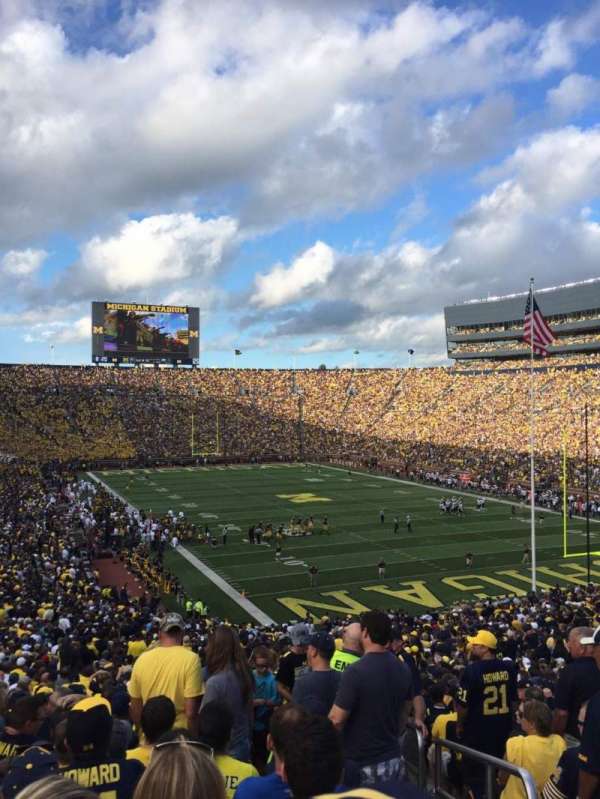Michigan Stadium, section: 15, row: 59, seat: 15
