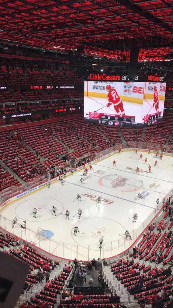 Little Caesars Arena, section: 217, row: 8, seat: 12