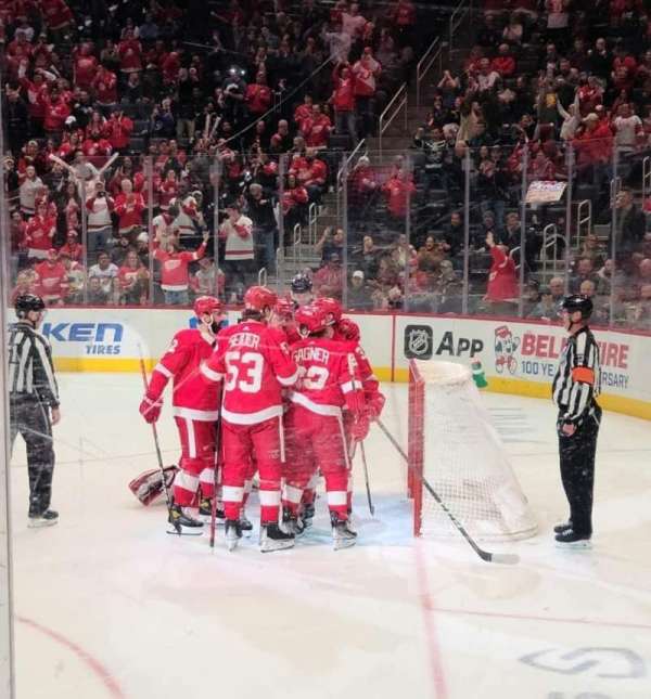Little Caesars Arena, section: 105, row: 3, seat: 6