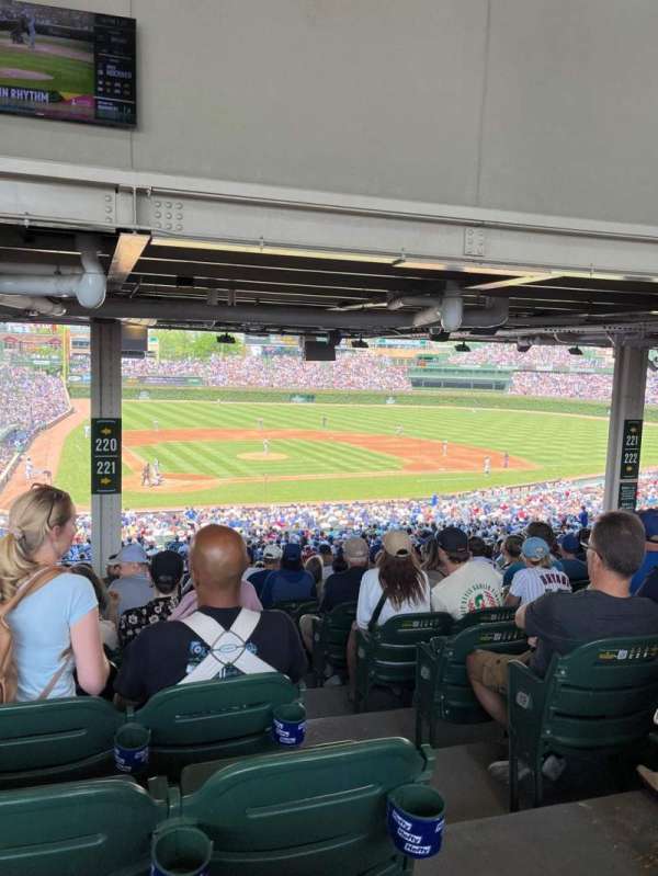 Wrigley Field, section: 220, row: 22, seat: 29