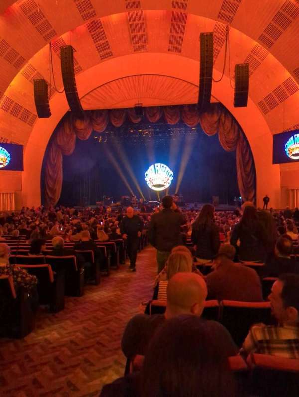 Radio City Music Hall, section: Orchestra 3, row: G, seat: 114