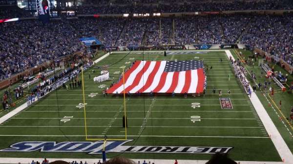 Ford Field, section: 319, row: 3, seat: 7