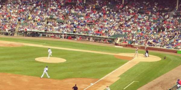 Wrigley Field, section: 304L, row: 3, seat: 4