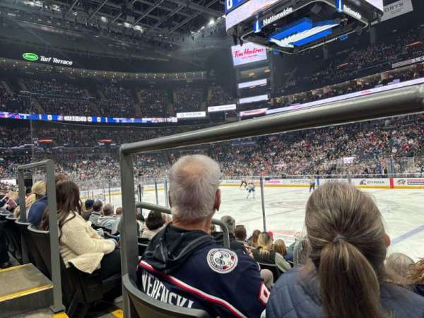 Nationwide Arena, section: 113, row: H, seat: 14