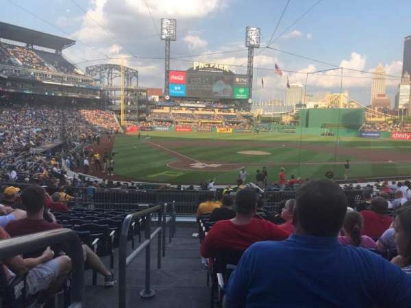 PNC Park, section: 114, row: M, seat: 26