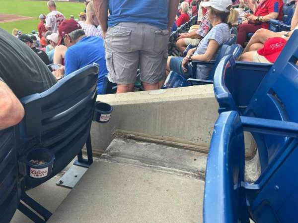 BayCare Ballpark, section: 108, row: 15, seat: 3