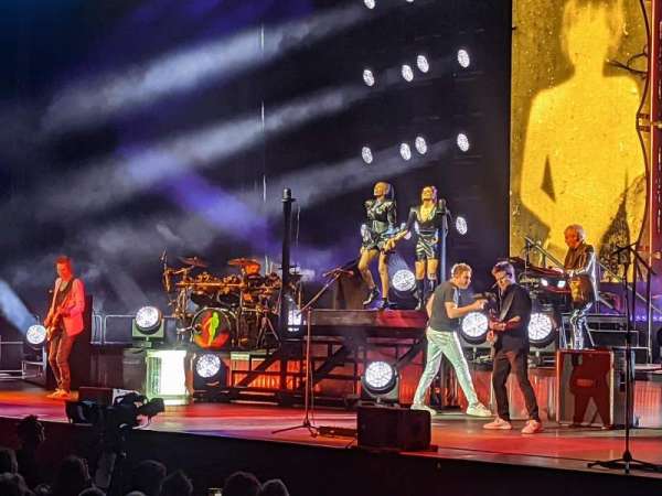 The O2, London, section: 112, row: C, seat: 375