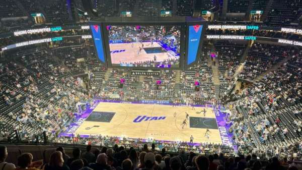 Delta Center, section: 132, row: 13, seat: 8