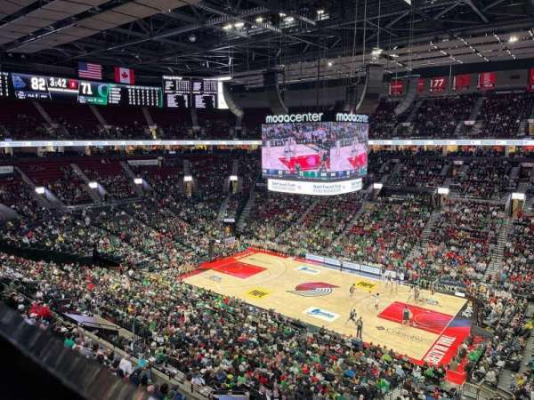 Moda Center, section: 316, row: 1, seat: 2