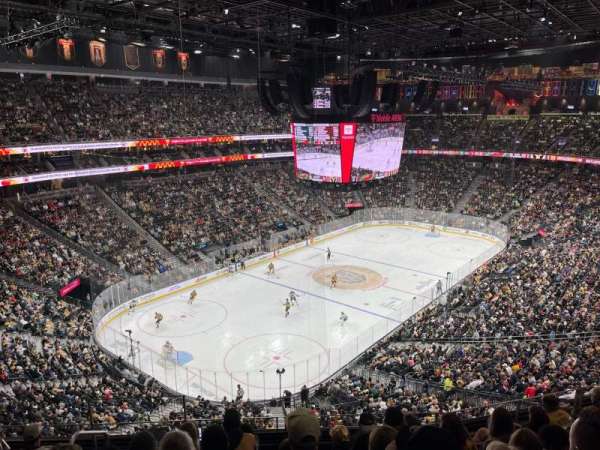 T-Mobile Arena, section: 218, row: G, seat: 3