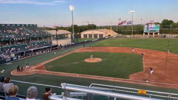 Lupton Stadium, section: 201, row: F, seat: 1