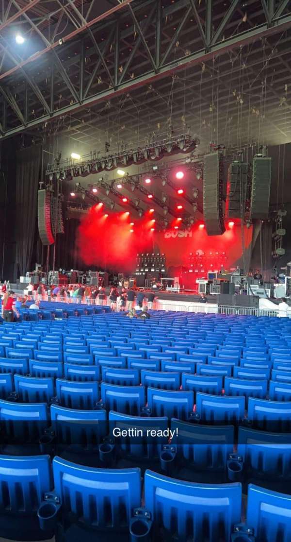 Cascades Amphitheater, section: 201, row: Y, seat: 13