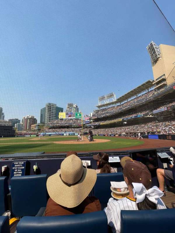 PETCO Park, section: 6, row: 3, seat: 2