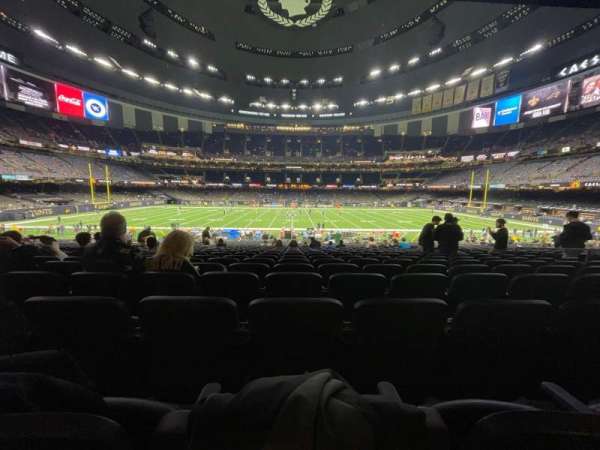Caesars Superdome, section: 114, row: 33, seat: 11