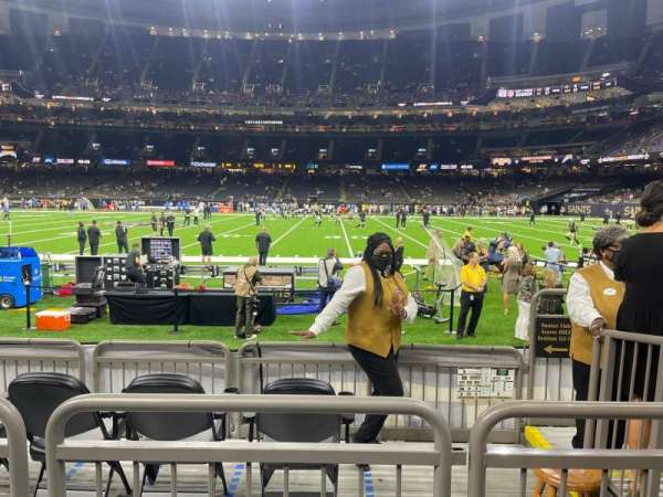 Caesars Superdome, section: 141, row: 5, seat: 3