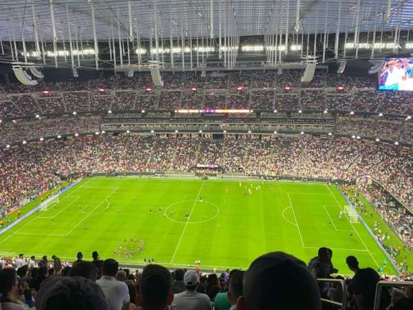 Allegiant Stadium, section: 411, row: 20, seat: 2