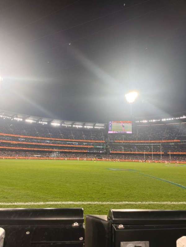 Melbourne Cricket Ground, section: M55, row: A, seat: 3