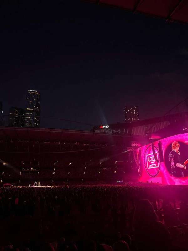 Marvel Stadium, section: L1-12, row: M, seat: 30
