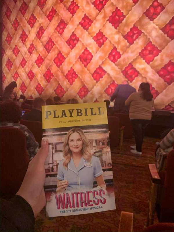 Barrymore Theatre, section: Orchestra R, row: E, seat: 4